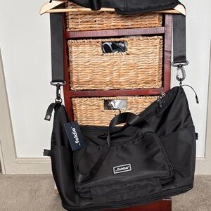 The Foldie Black Folding Bag New With Tags